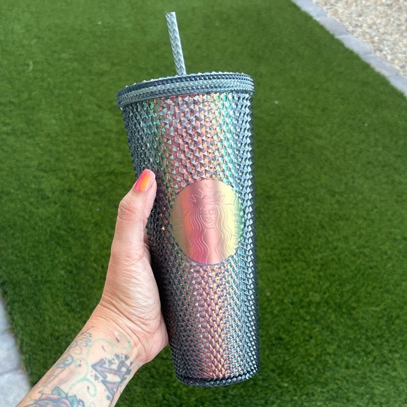 Starbucks Multicolor Textured Tumbler with Straw - Picture 1 of 4
